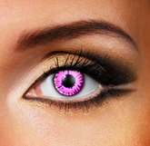Lentes de contacto de color ROSA ENCANTADO para Halloween